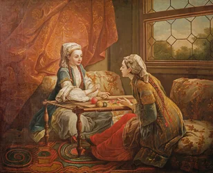 Madame de Pompadour nel ruolo di cartomante